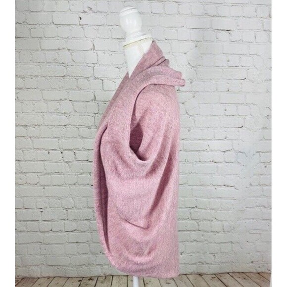 Ingugu Knit Shrug Fine Baby Alpaca Wool Cocoon Cardi Ballerina Pink Delicate S/M - Picture 4 of 8